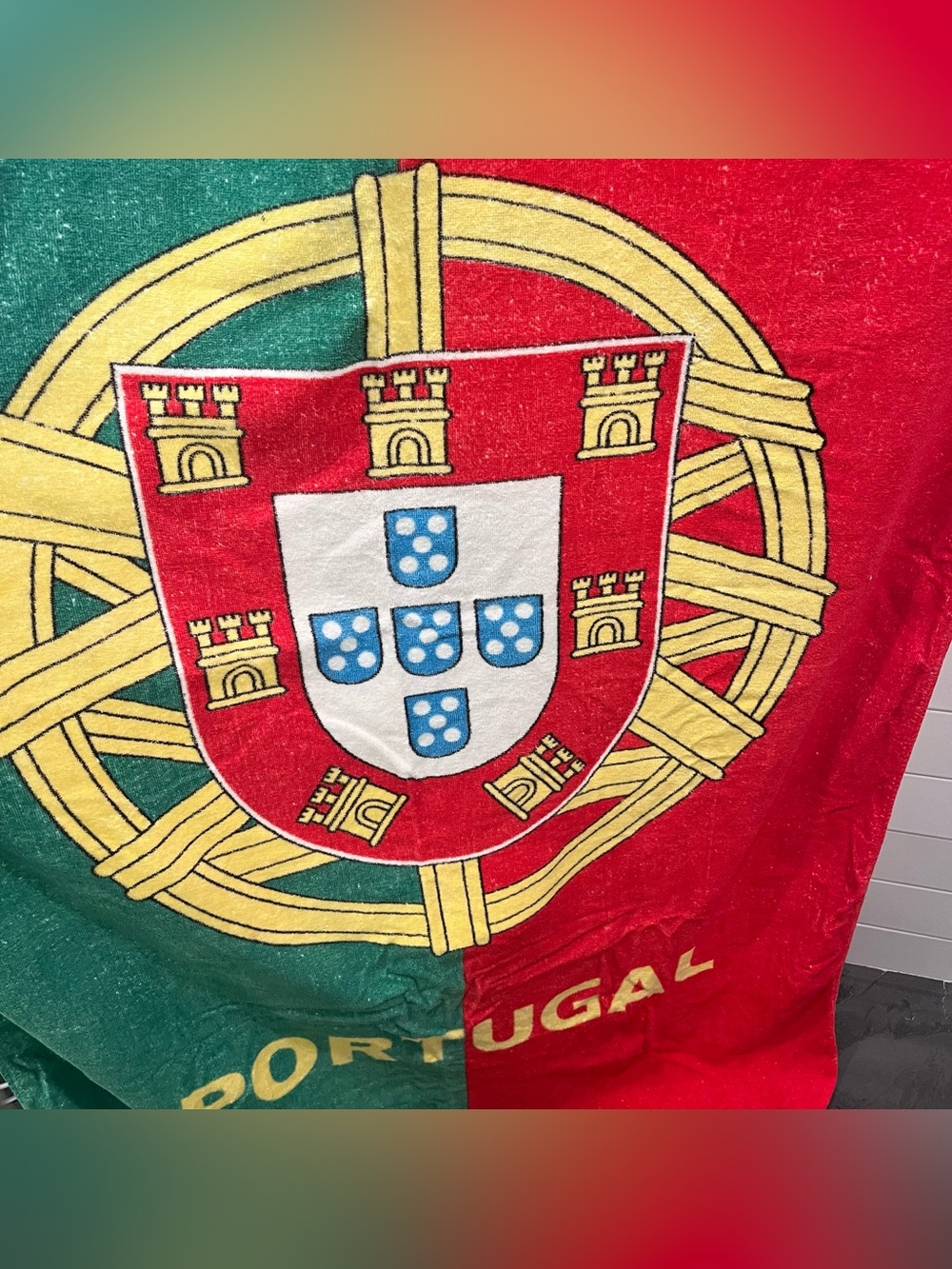 Portugal Flag Beach Towel